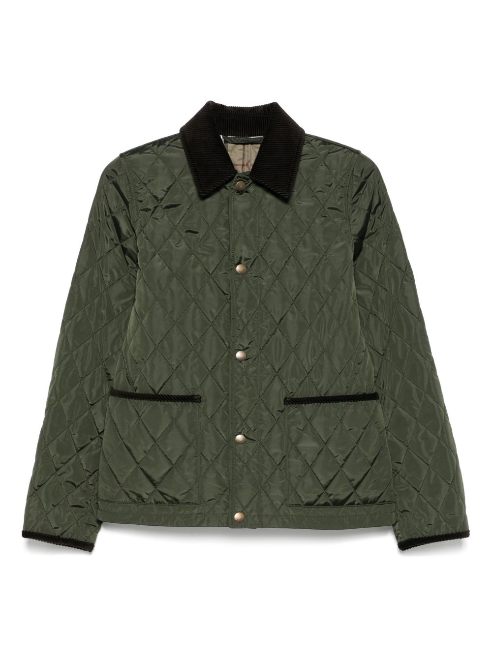 Burberry Quilted Blazer Corduroy Collar Glam Steals