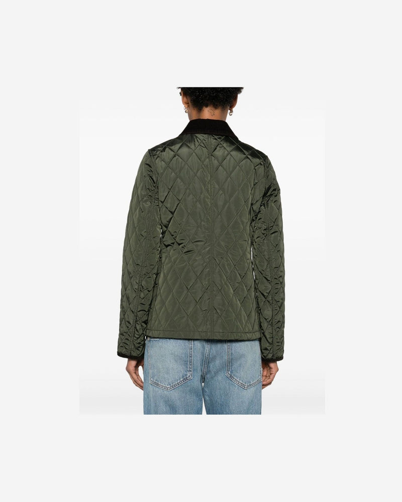 Burberry Quilted Blazer Corduroy Collar Glam Steals