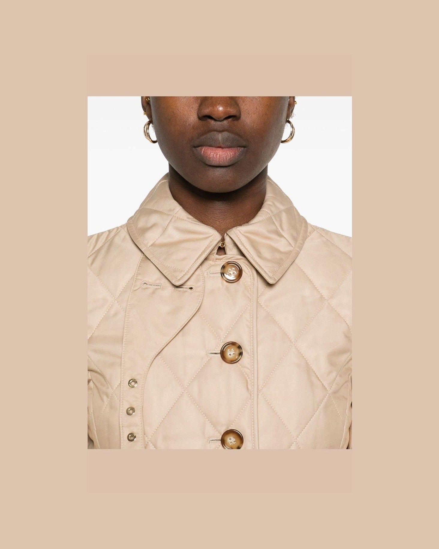 Burberry Quilted Jacket with Thermoregulation Glam Steals