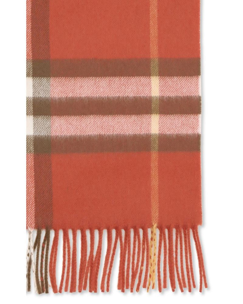 Burberry Red Cashmere Scarf Glam Steals