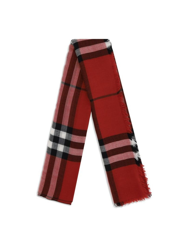 Burberry Red Wool Scarf Glam Steals