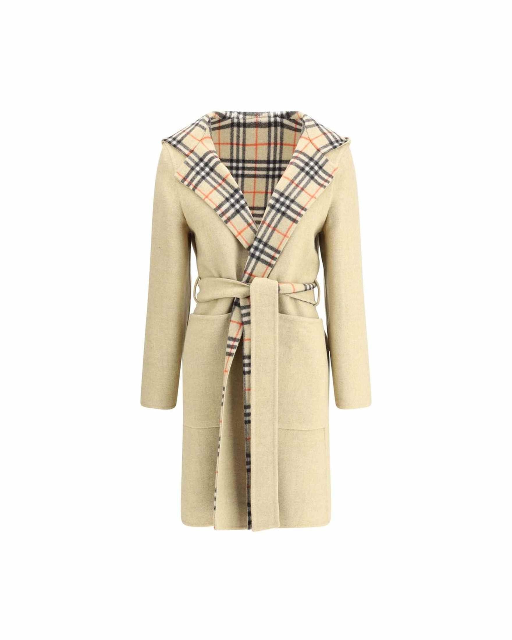 Burberry Reversible Wool Robe Coat Glam Steals