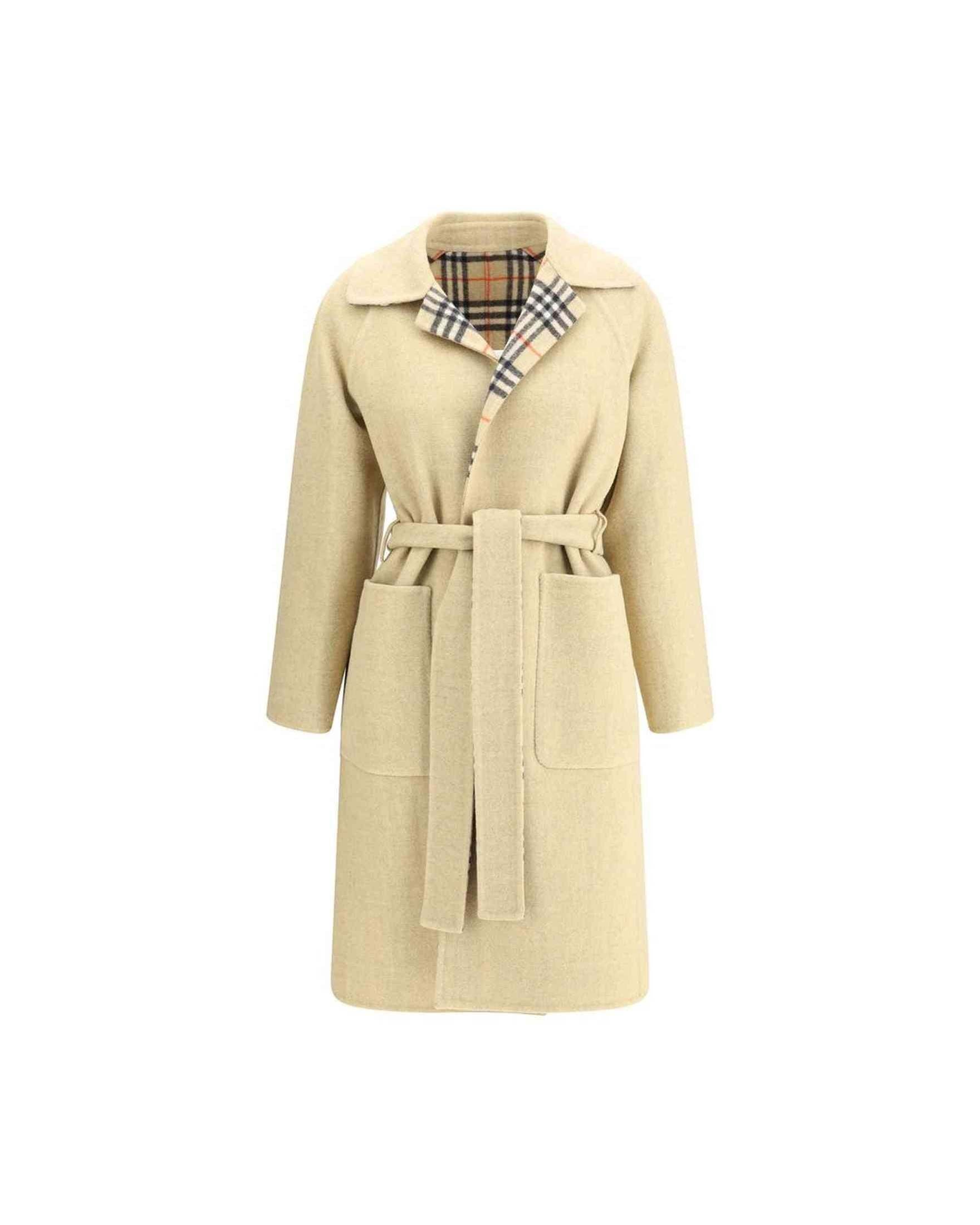 Burberry Reversible Wool Robe Coat Glam Steals
