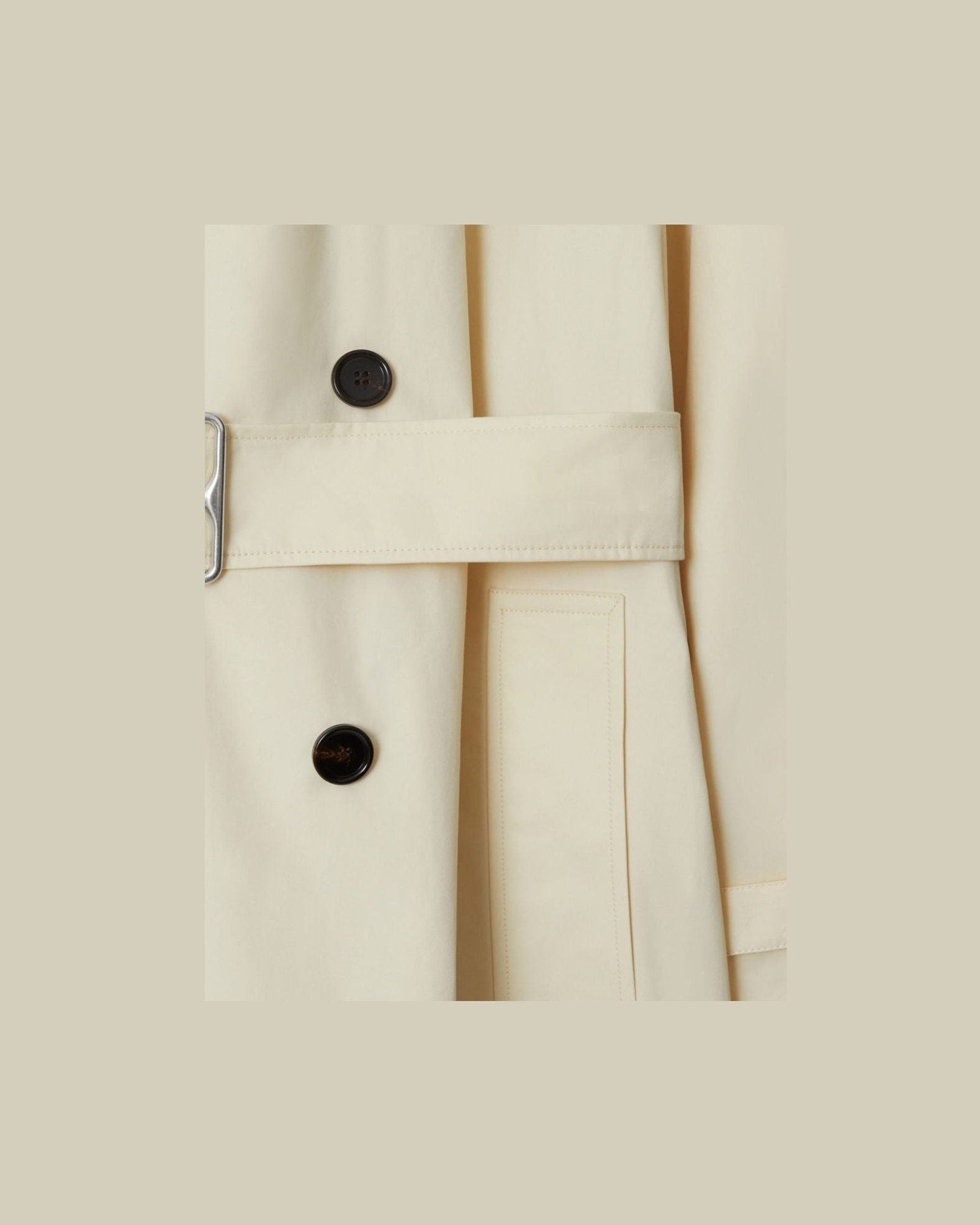 Burberry Short Belted Trench Coat Glam Steals
