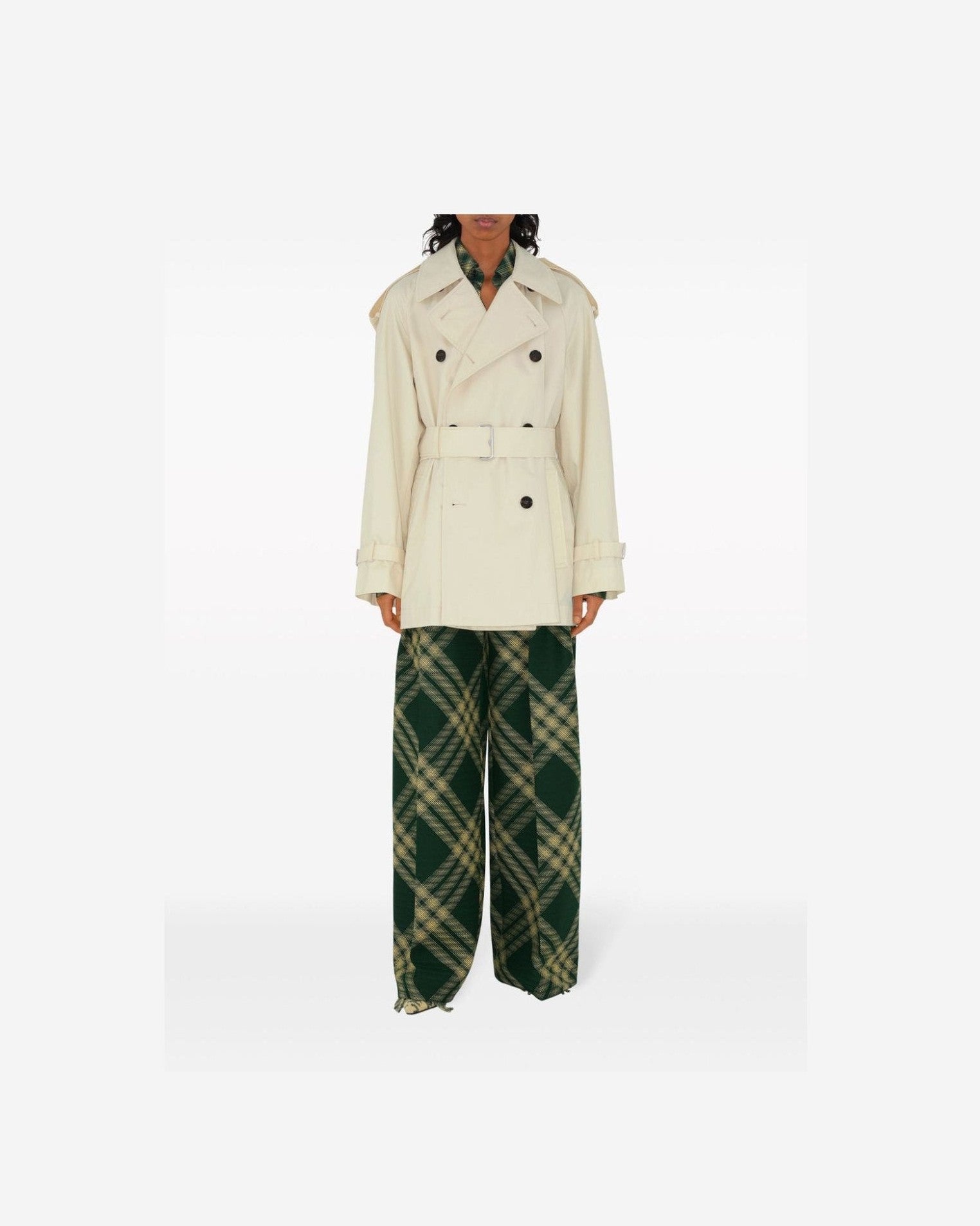 Burberry Short Belted Trench Coat Glam Steals