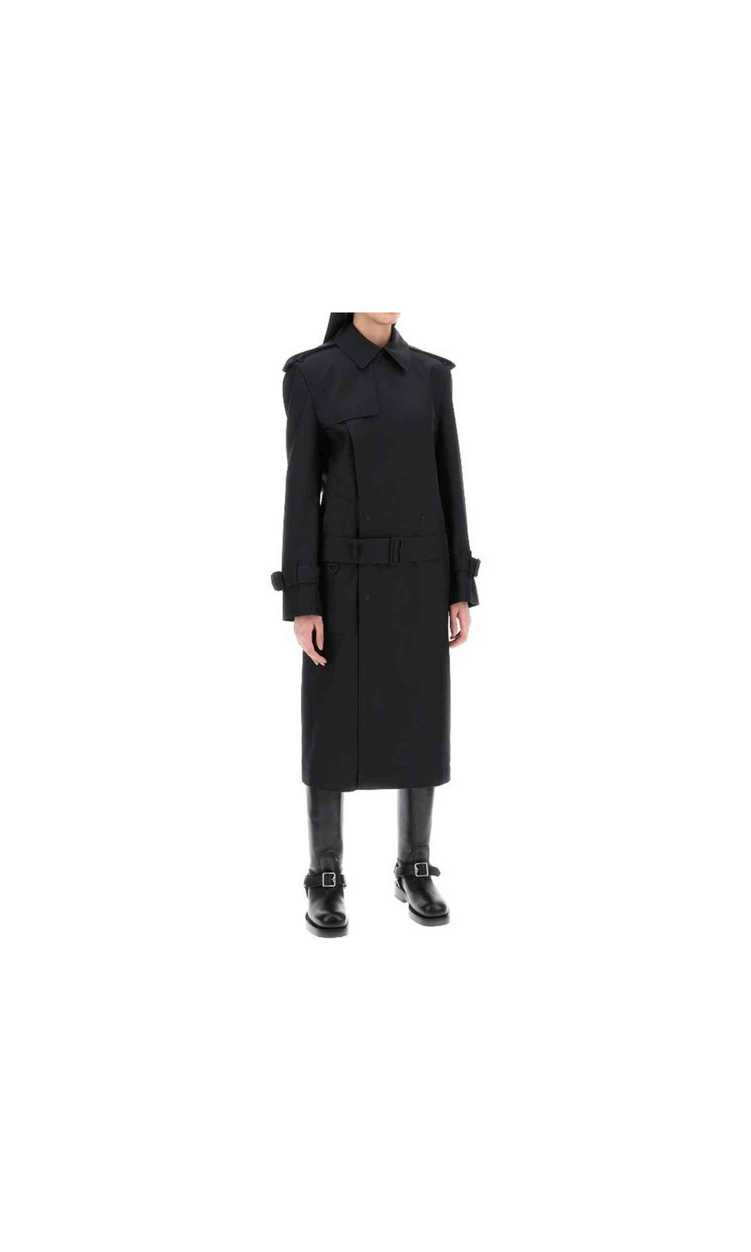 Burberry Silk Blend Trench Coat Glam Steals