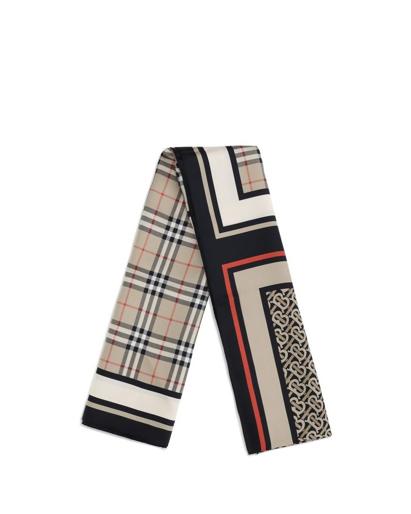 Burberry Silk Print Collage Scarf Glam Steals