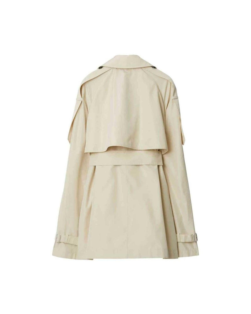 Burberry Silk Short Trench Coat Glam Steals