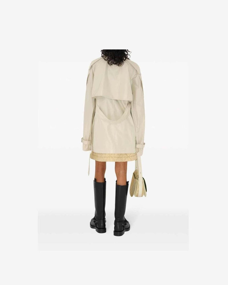 Burberry Silk Short Trench Coat Glam Steals