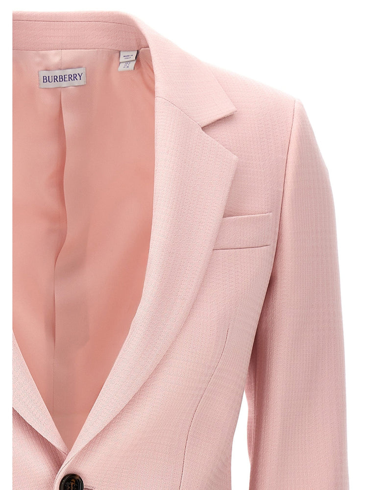 Burberry Single Breasted Tailored Blazer Glam Steals