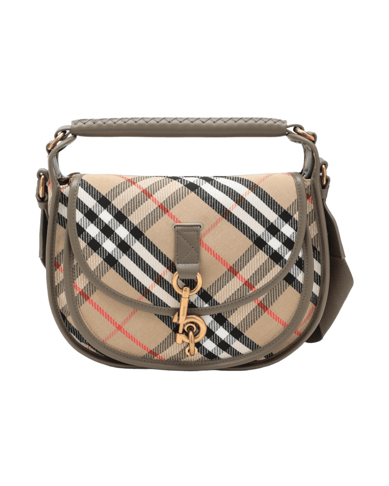 Burberry Small B Clip Messenger Bag Glam Steals
