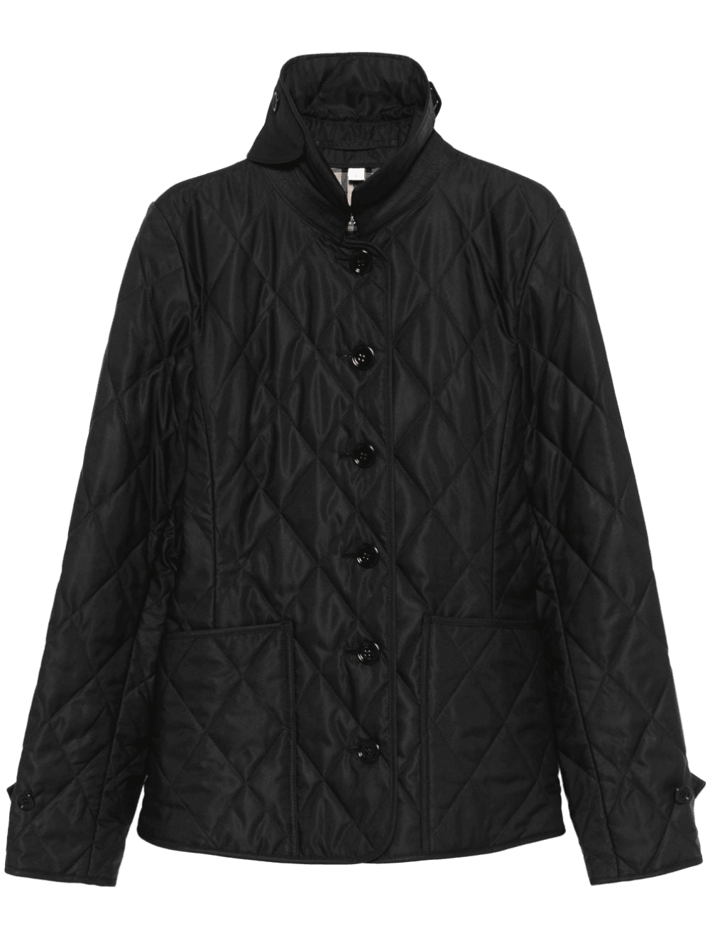Burberry Tailored Jacket with Quilted High Collar Glam Steals