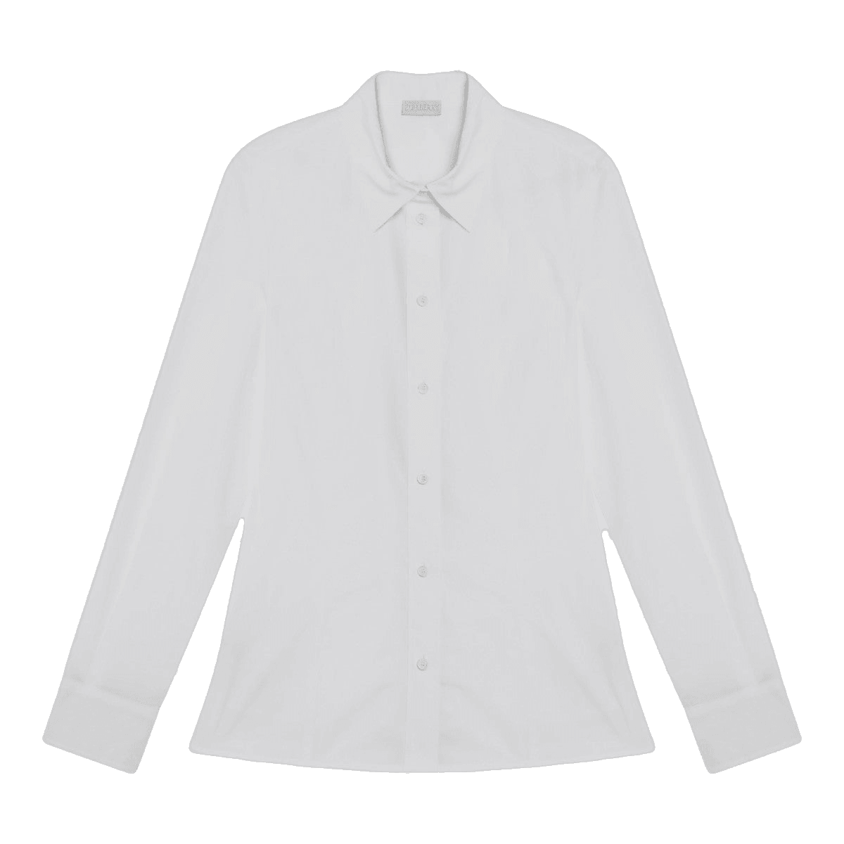 Burberry White Cotton Slim Fit Shirt Glam Steals