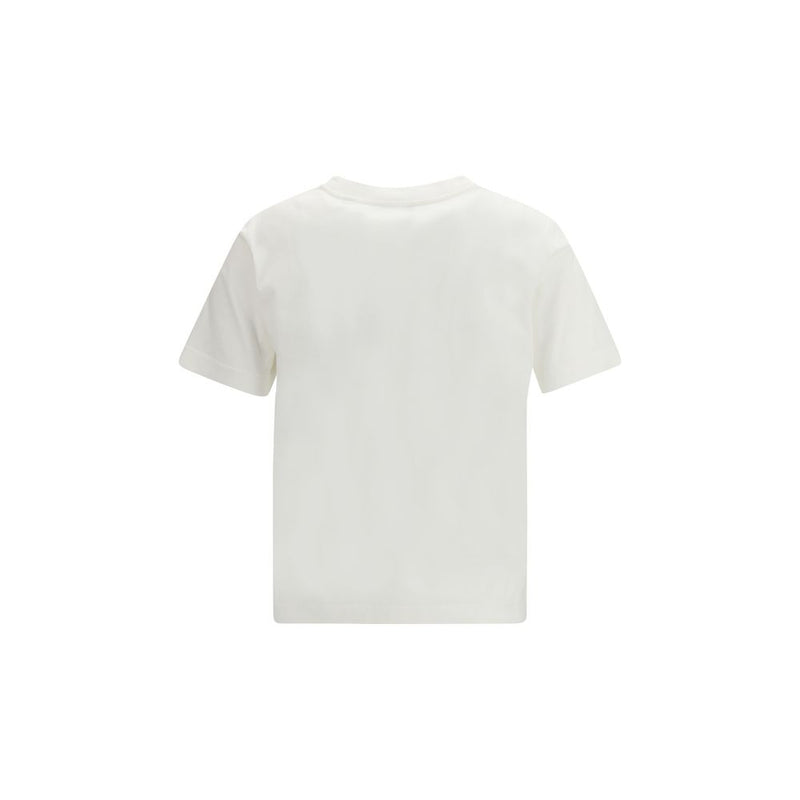 Burberry White Cotton T-shirt Glam Steals