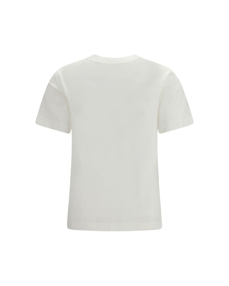 Burberry White Cotton T-shirt Glam Steals