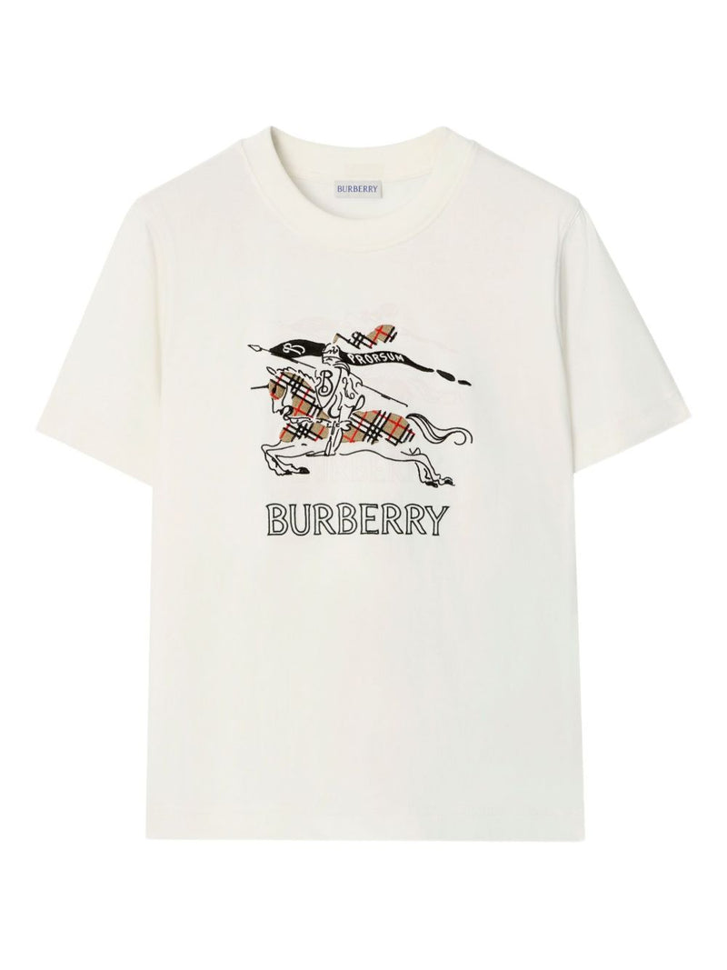 Burberry White Polo T-shirt Glam Steals
