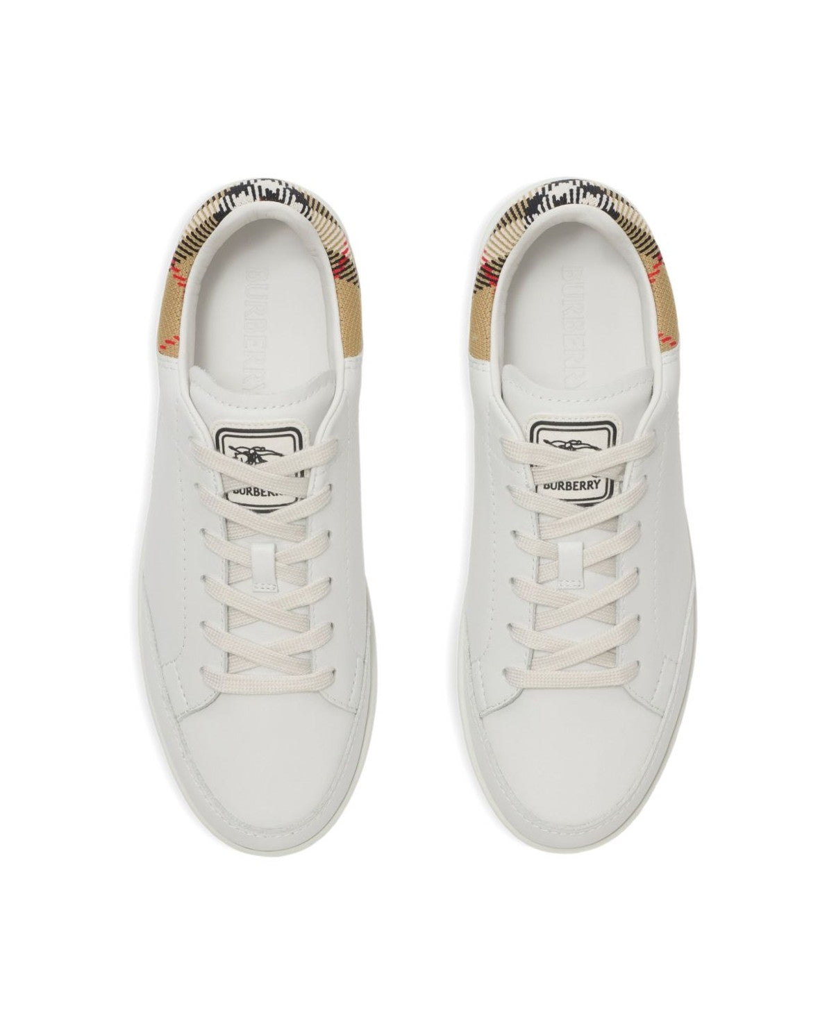 Burberry White Sneakers Glam Steals