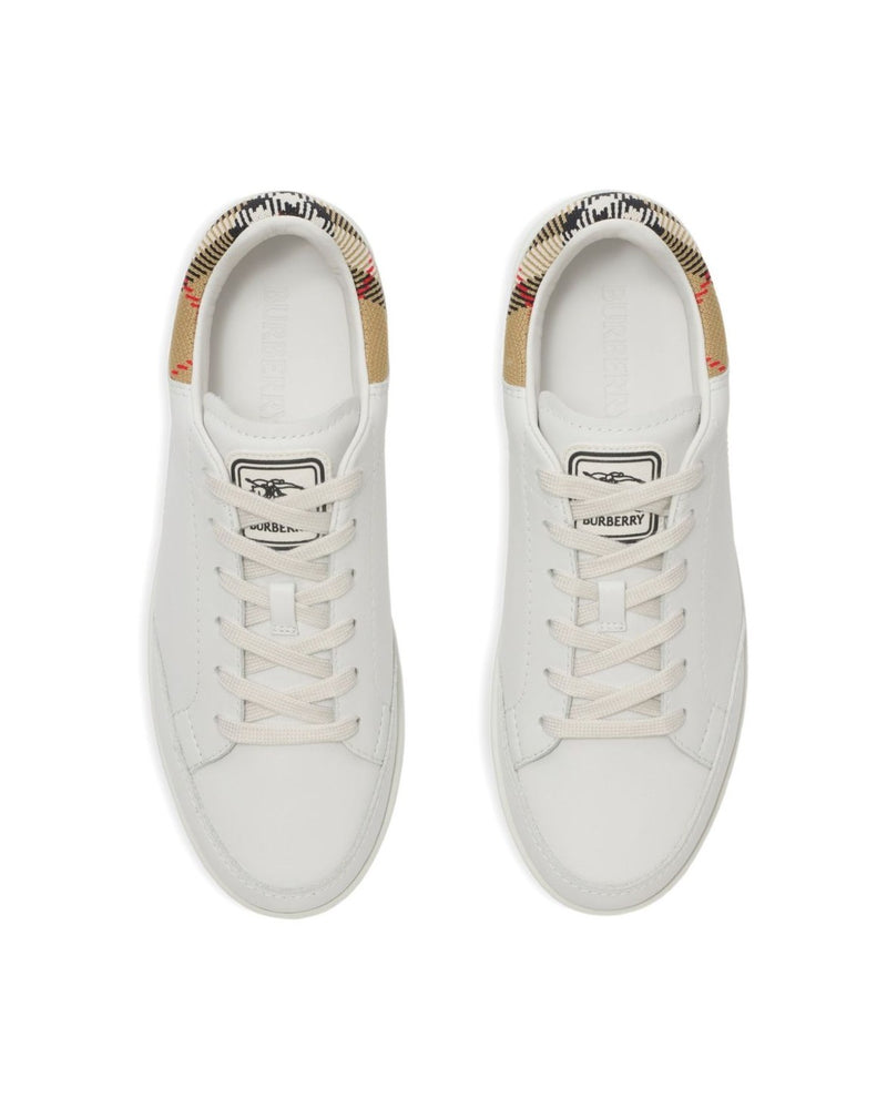 Burberry White Sneakers Glam Steals