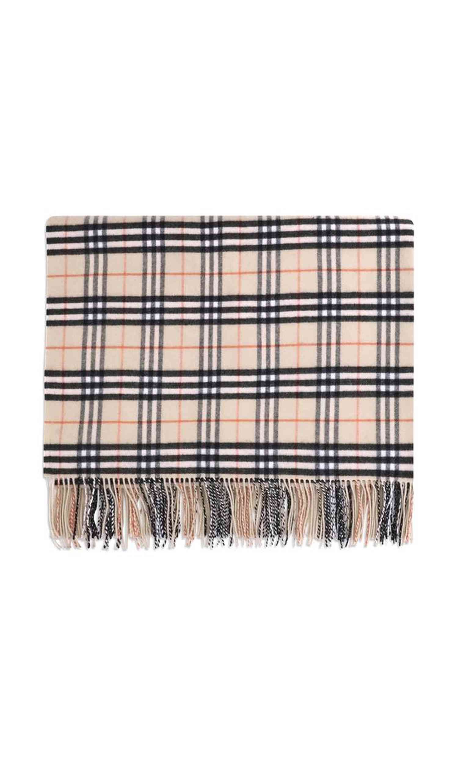 Burberry Wool Check Blanket Glam Steals