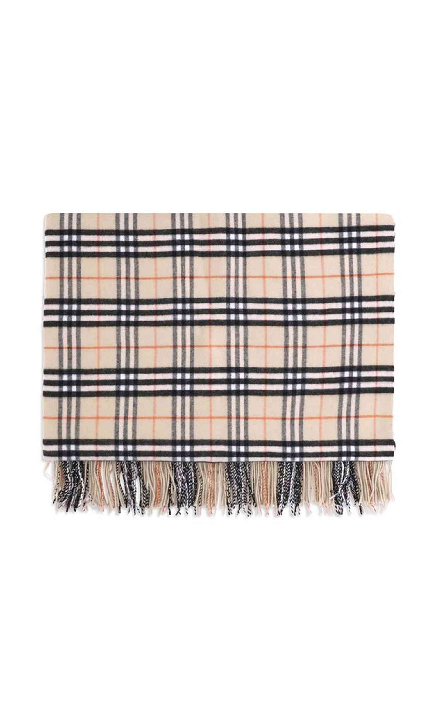 Burberry Wool Check Blanket Glam Steals