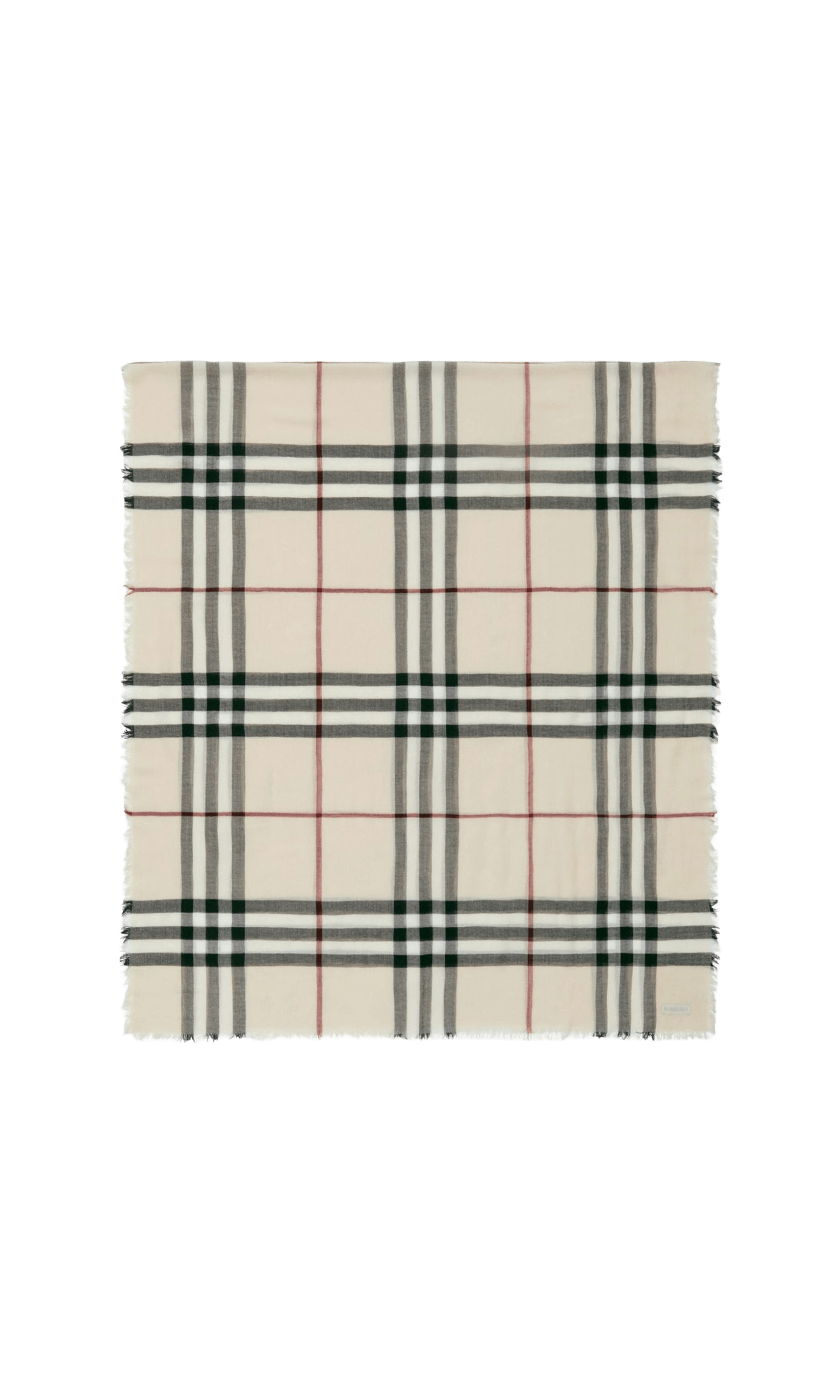 Burberry Wool Check Scarf Glam Steals