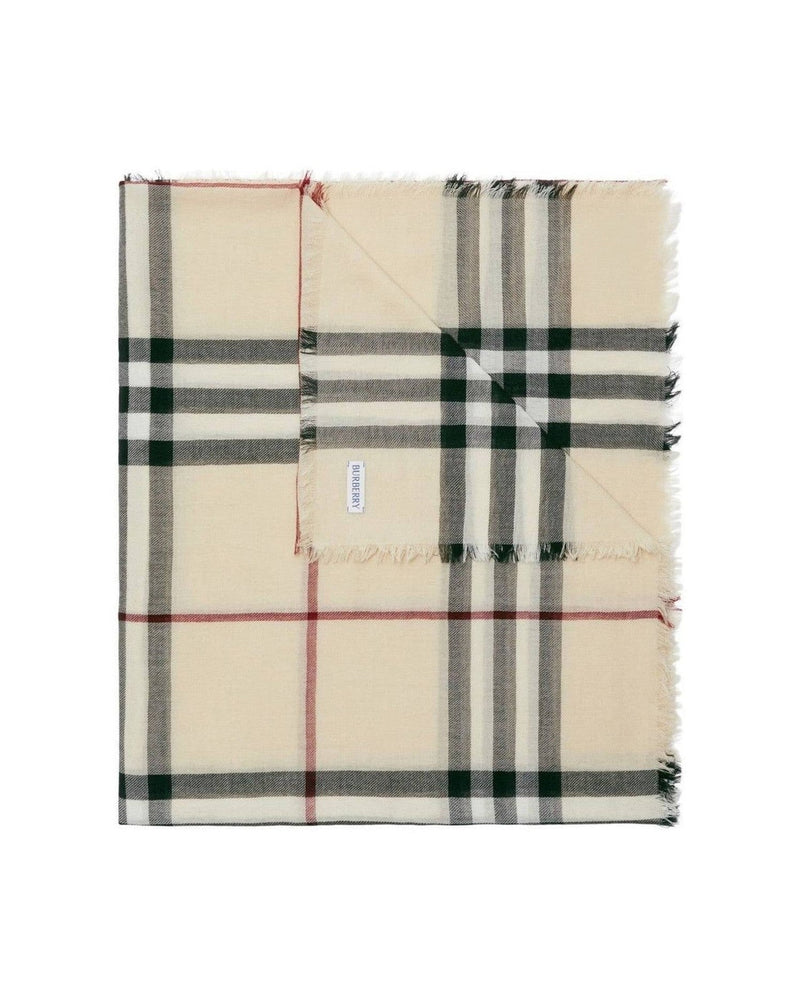 Burberry Wool Check Scarf Glam Steals