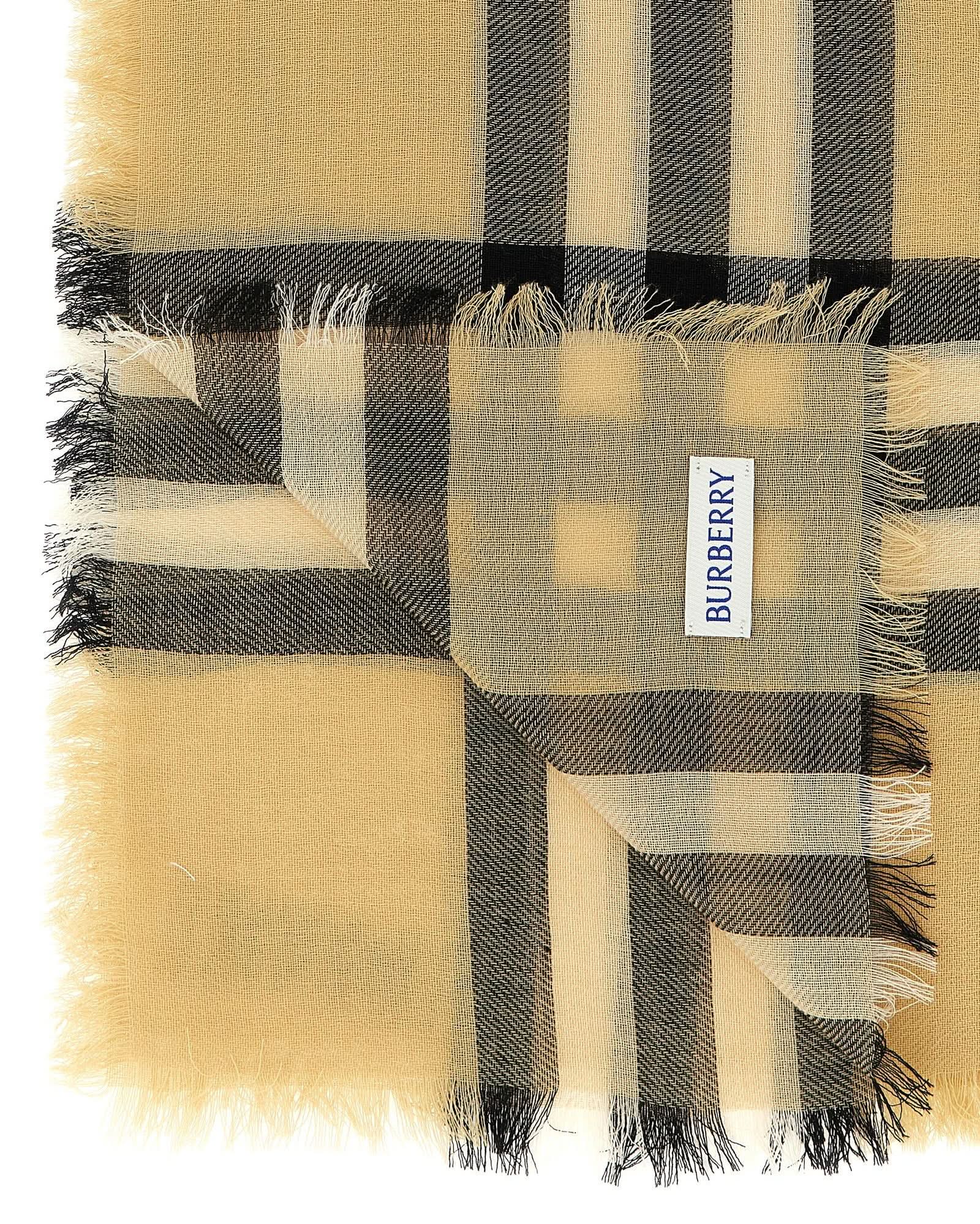 Burberry Wool Check Scarf Glam Steals