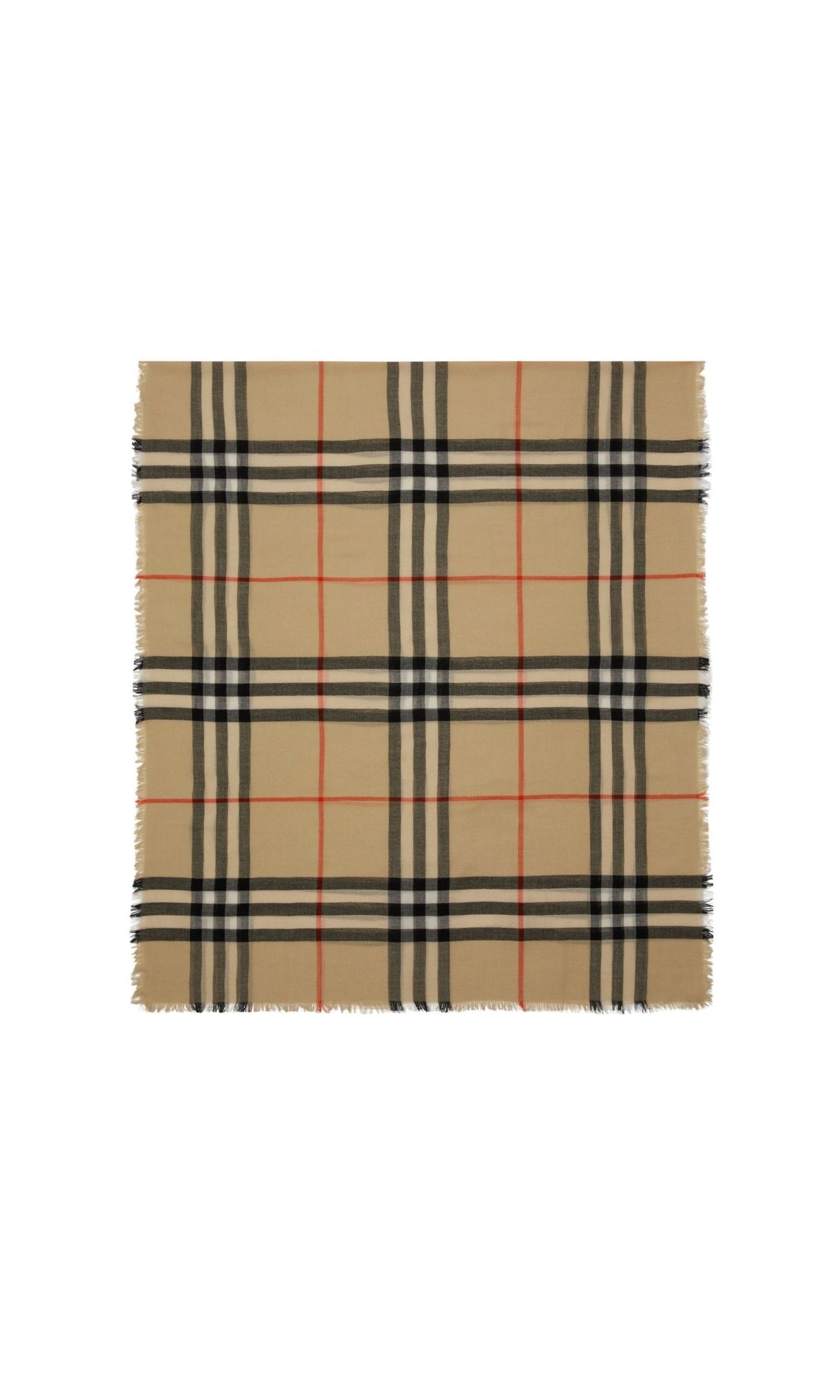 Burberry Wool Check Scarf Glam Steals