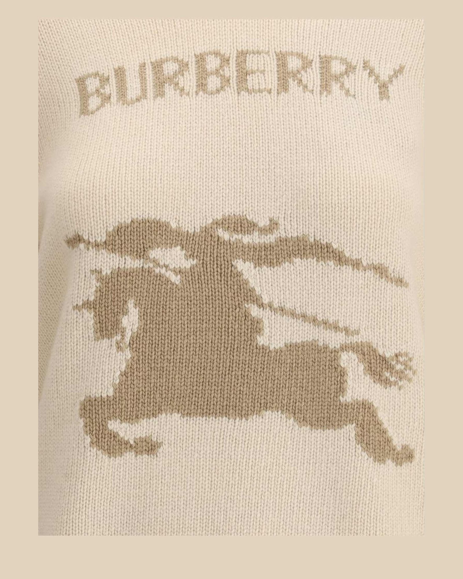 Burberry Wool Equestrian Knight Sweater Glam Steals