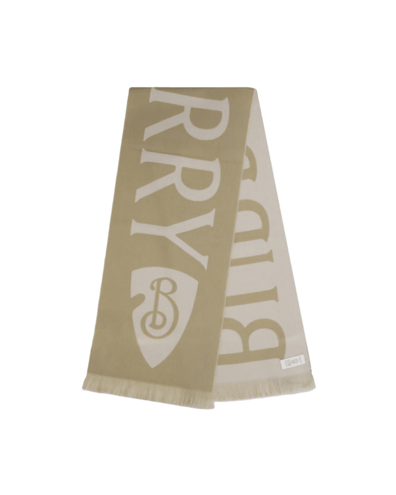 Burberry Wool Logo Scarf Glam Steals