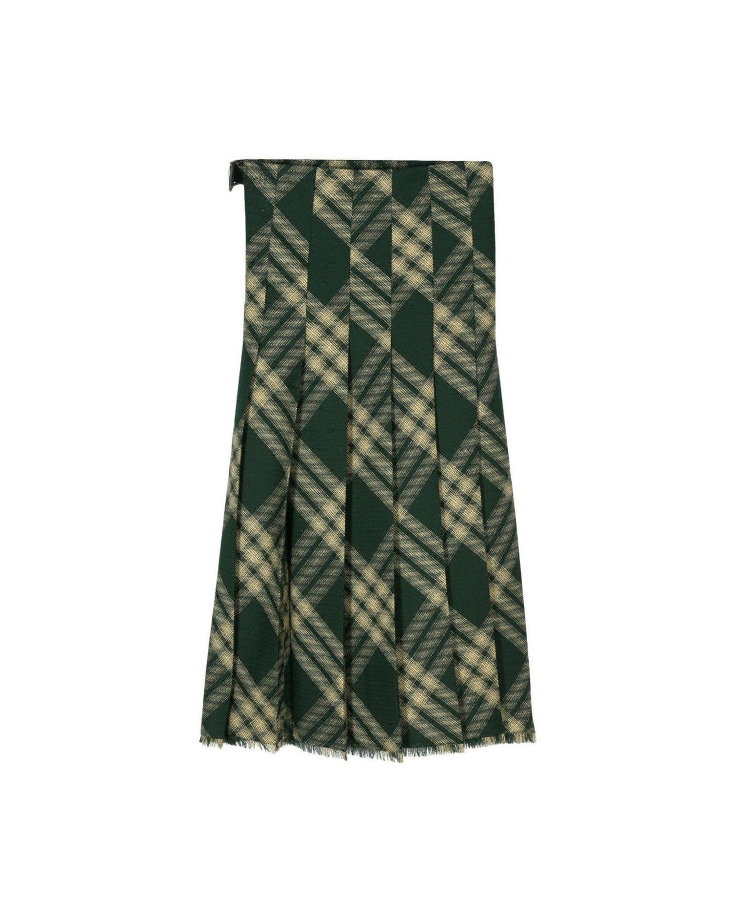 Burberry Wool Pleated Skirt Glam Steals