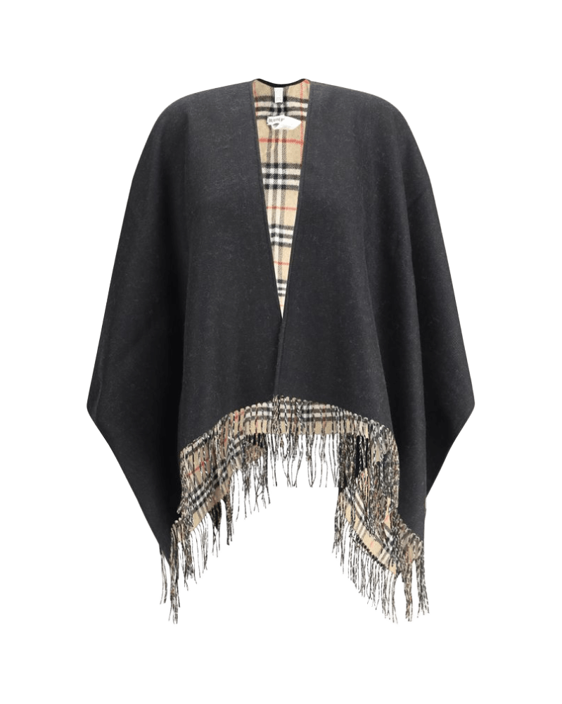 Burberry Wool Poncho Glam Steals