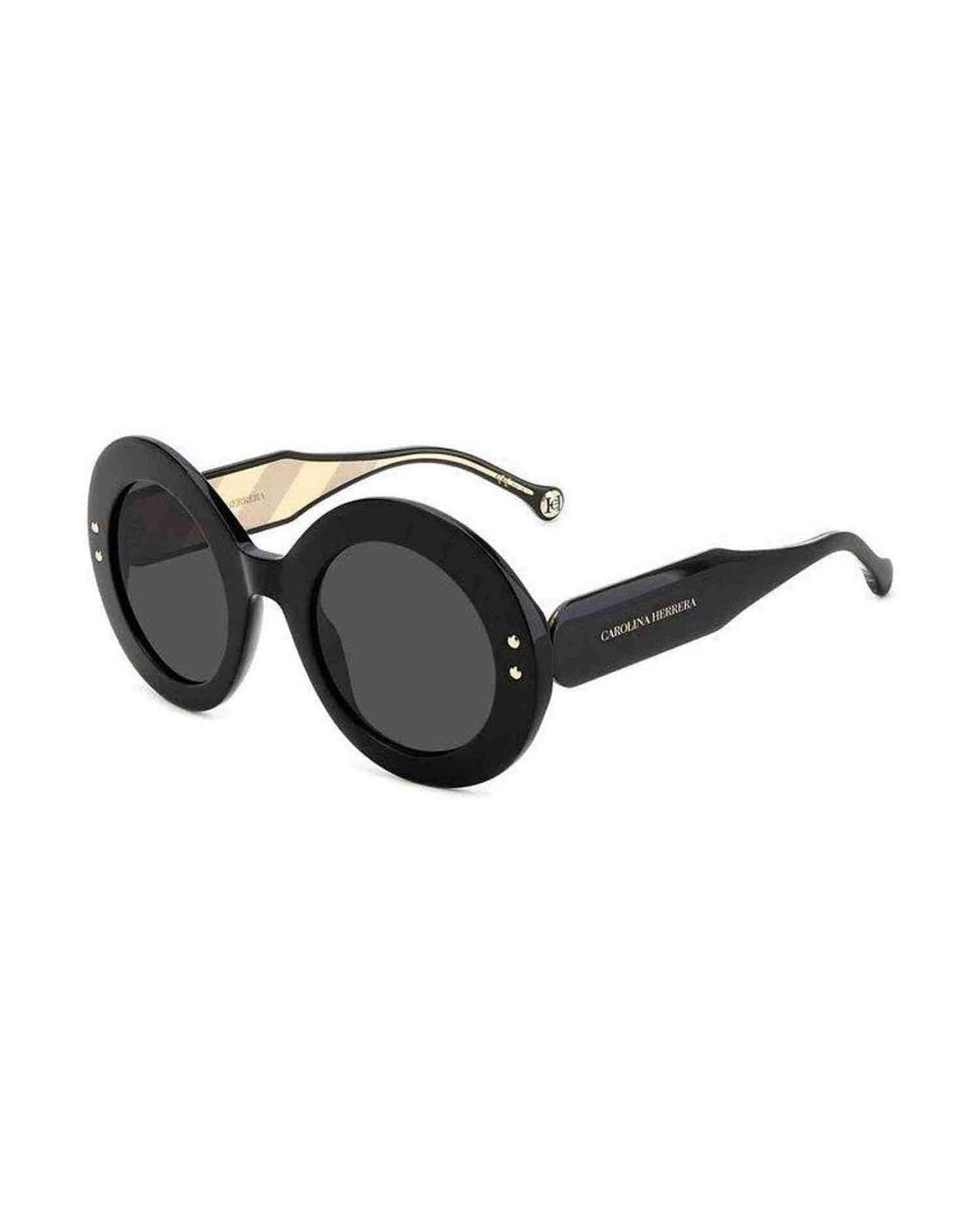 Carolina Herrera Black Acetate Sunglasses Sunglasses