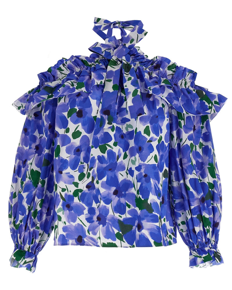Carolina Herrera Floral Top Glam Steals