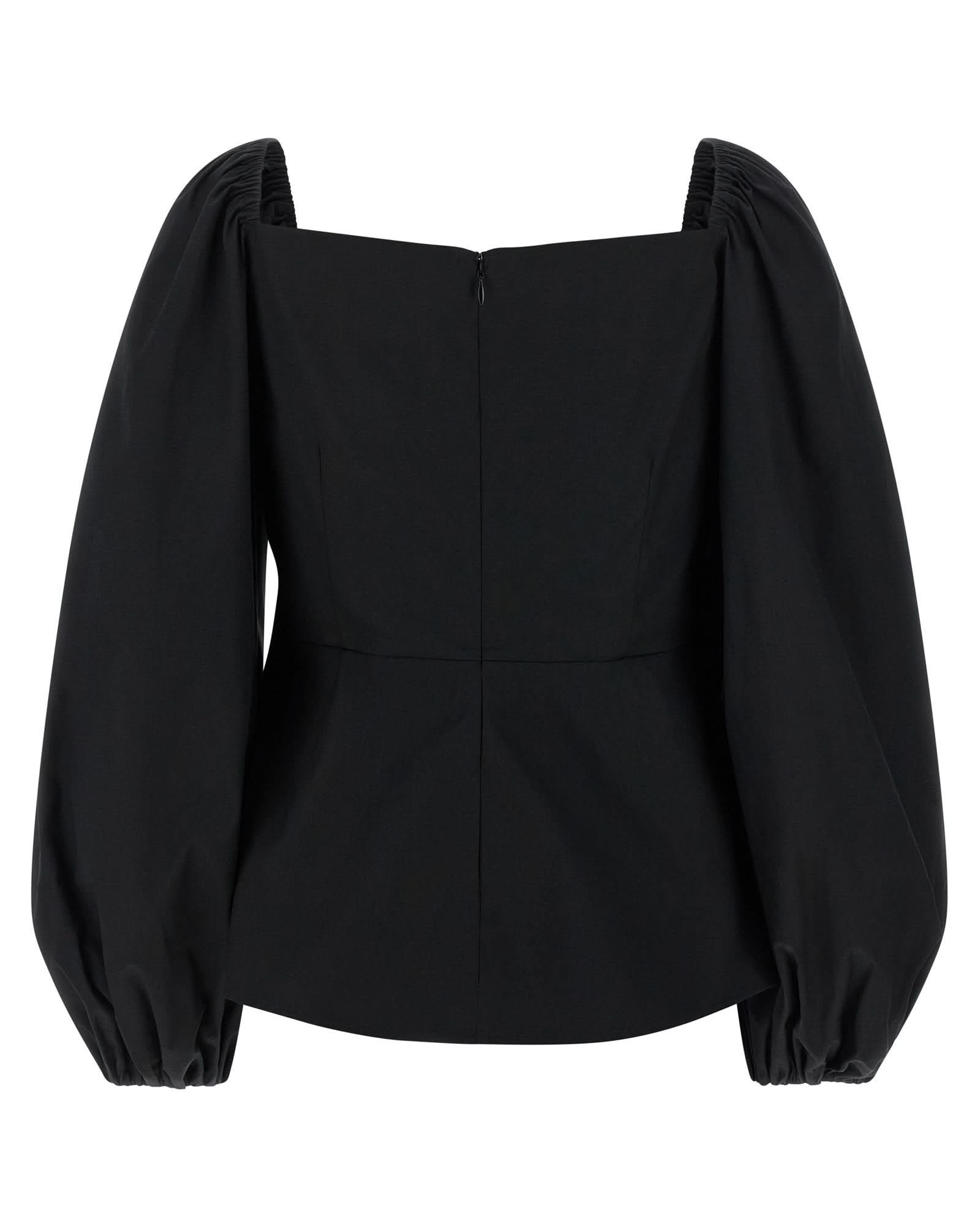 Carolina Herrera Puff Sleeve Top Glam Steals