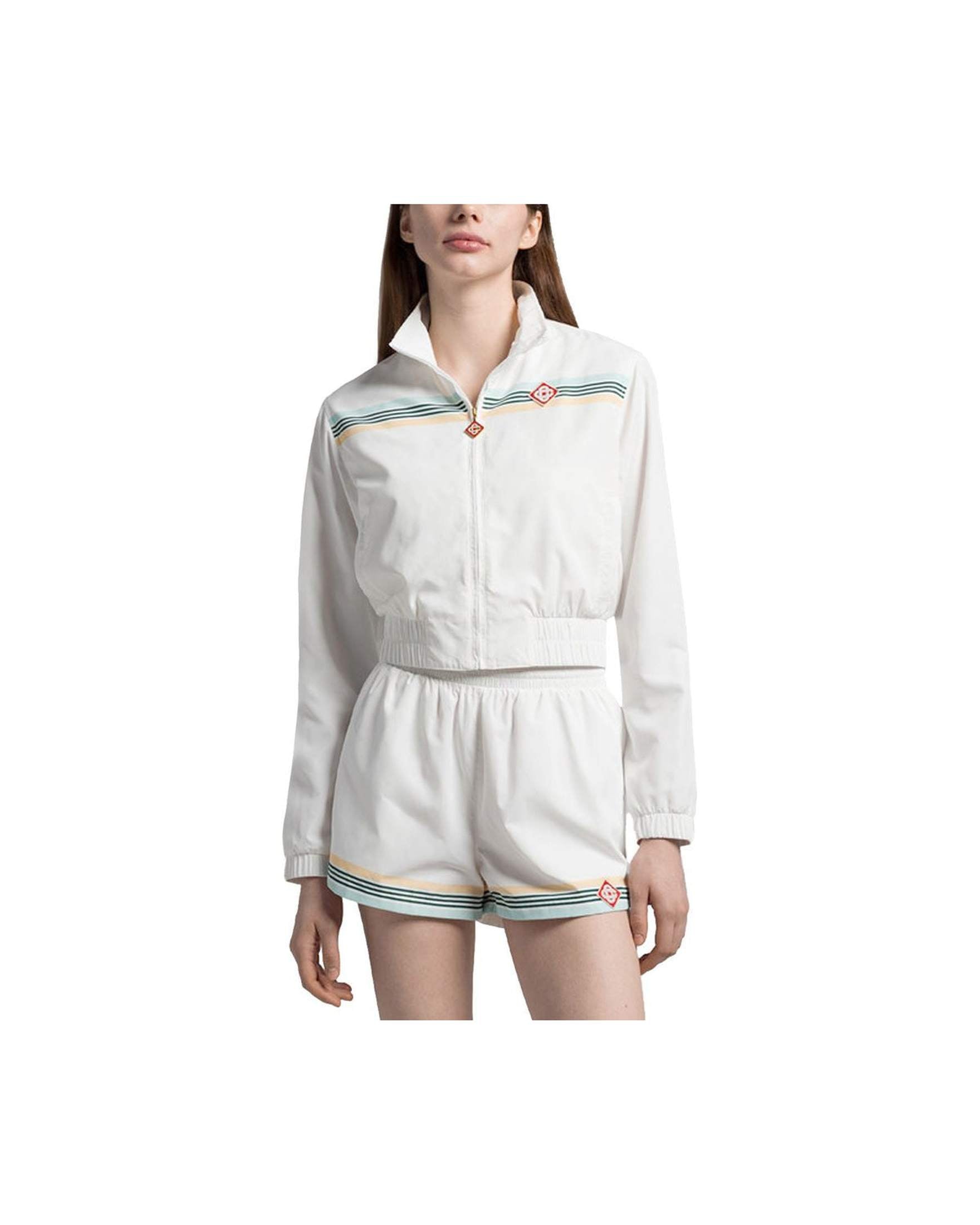 Casablanca Polyester White Sweater Glam Steals