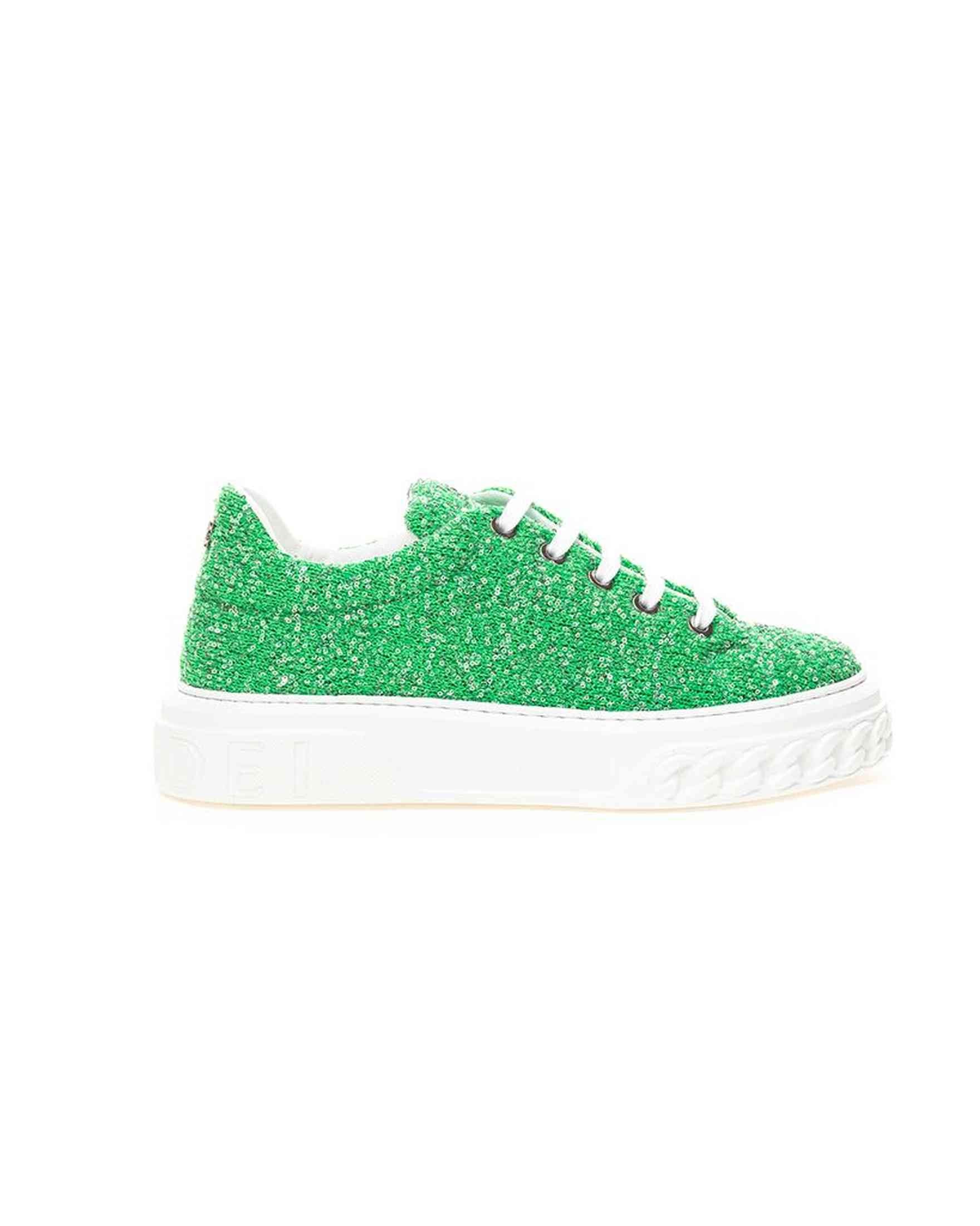 Casadei Emerald Elegance Leather Sneakers Glam Steals