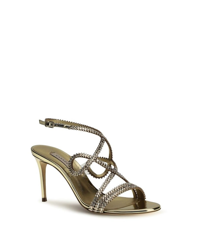Casadei Gold Stiletto Heels Glam Steals
