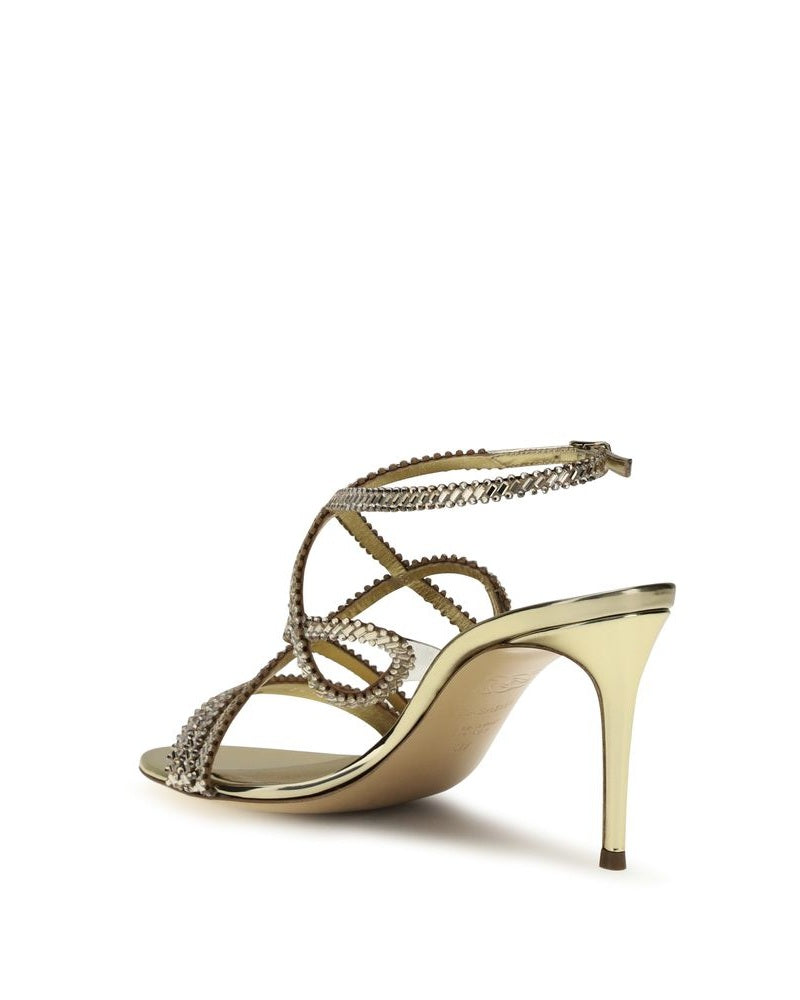 Casadei Gold Stiletto Heels Glam Steals