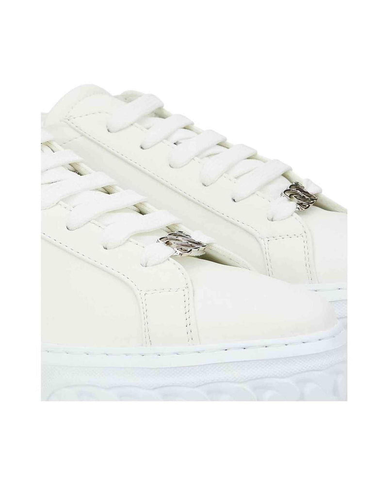 Casadei Sleek Leather White Sneakers Glam Steals
