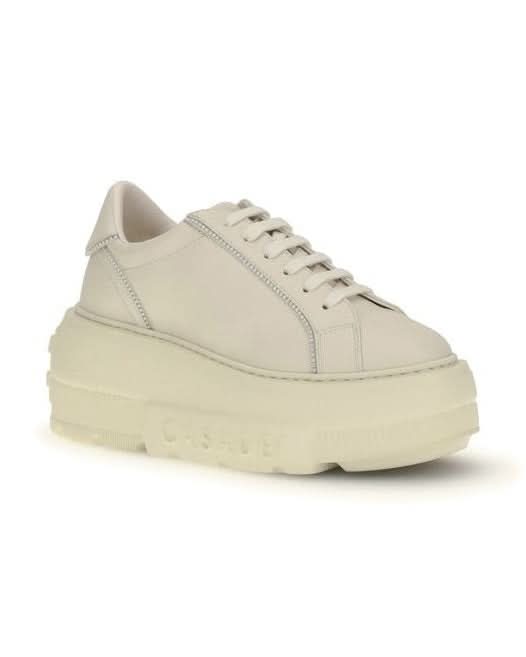 Casadei White Rubber Chunky Sneakers 