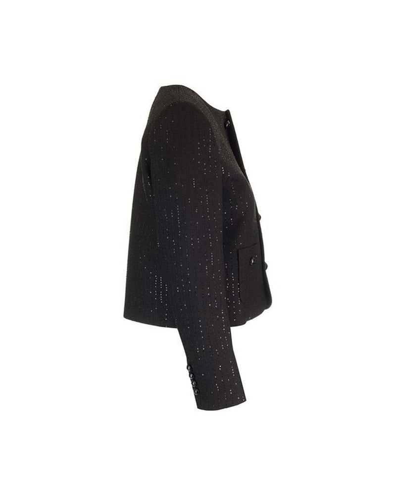 Celine Black Polyamide Coat Glam Steals