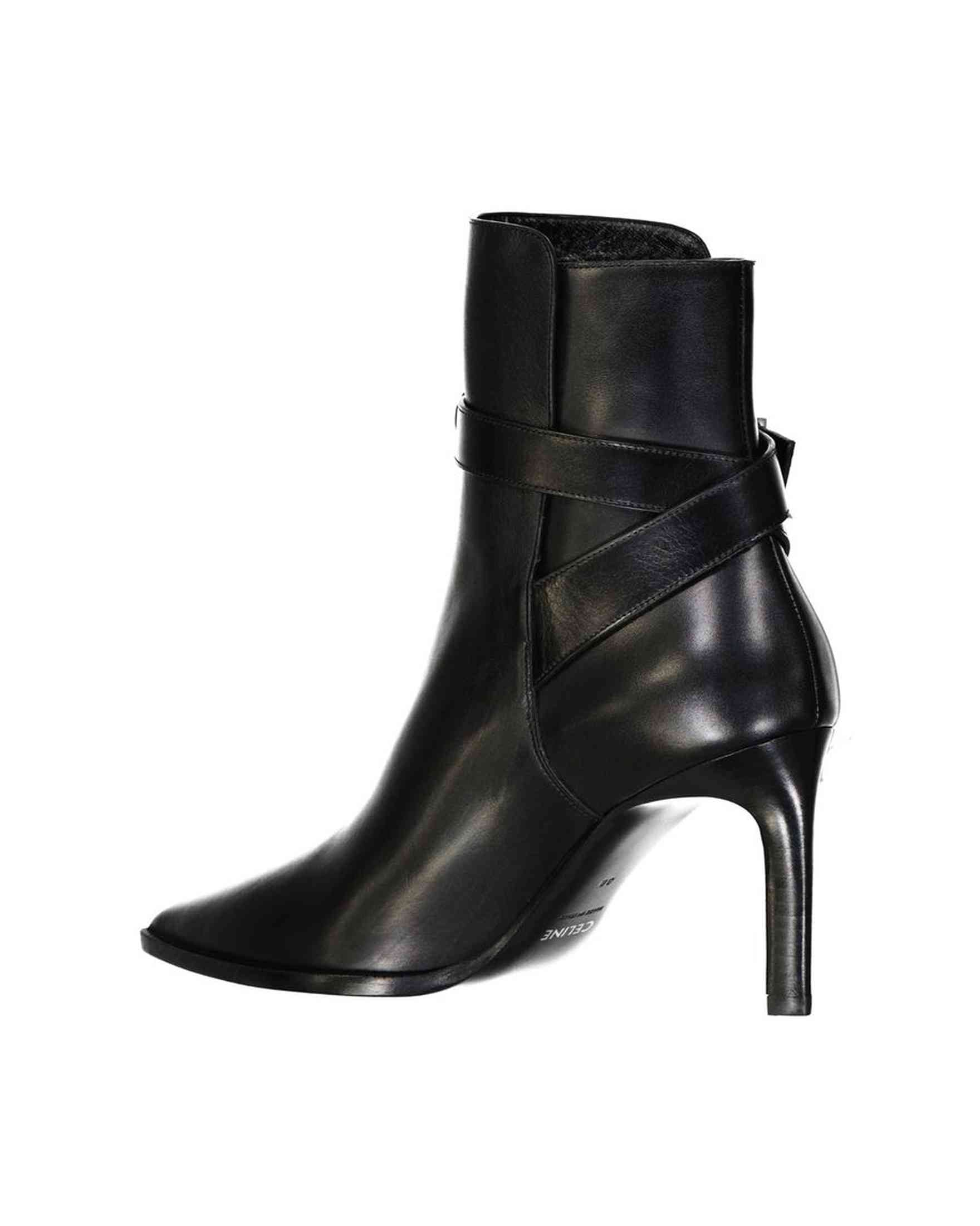 Celine Leather Jodphur Boots Glam Steals