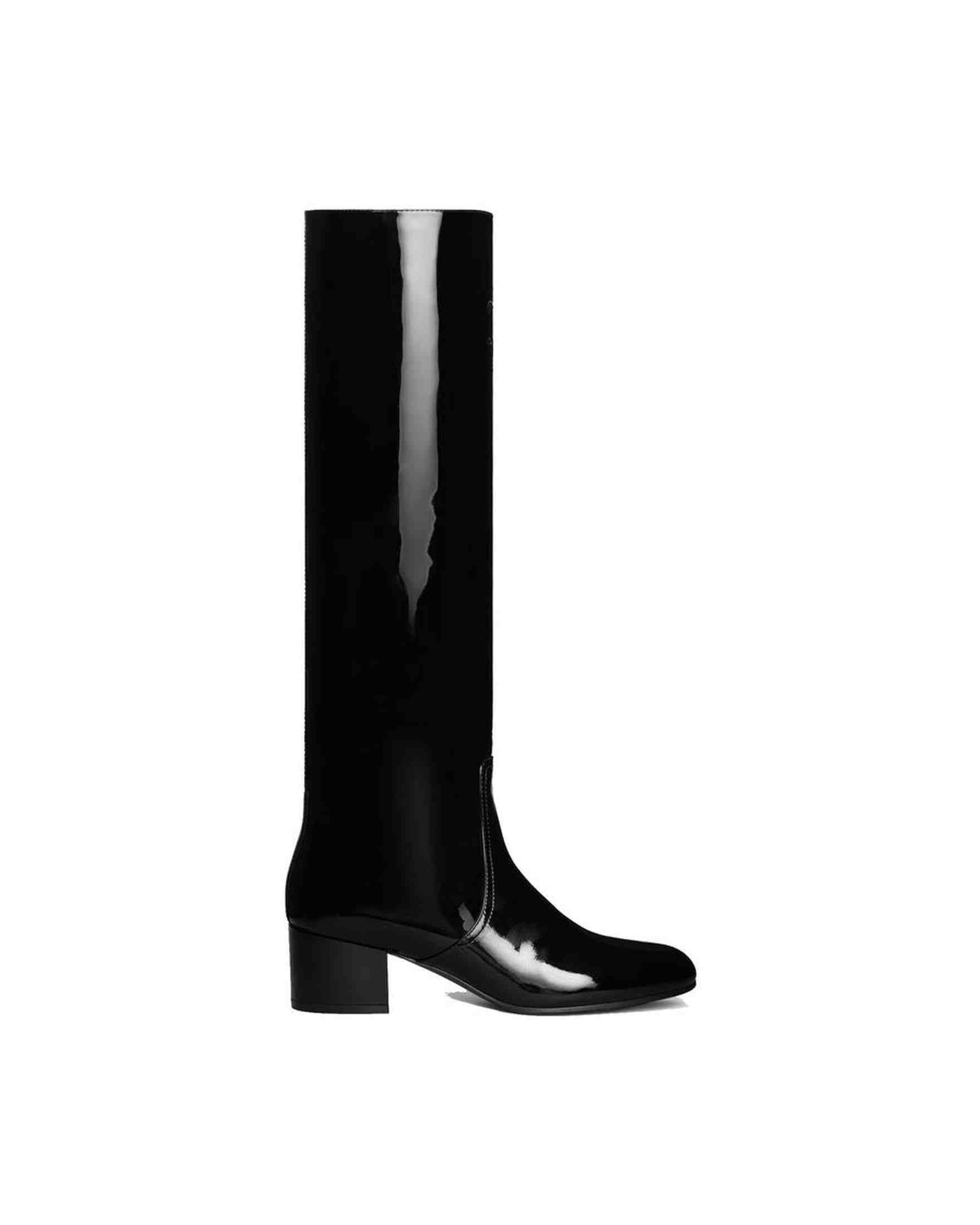 Celine Triomphe High Boots Glam Steals