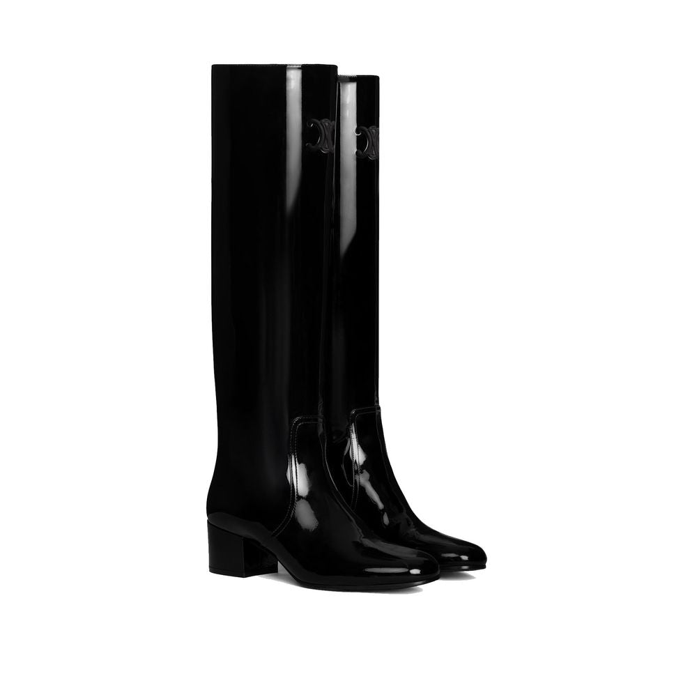 Celine Triomphe High Boots Glam Steals