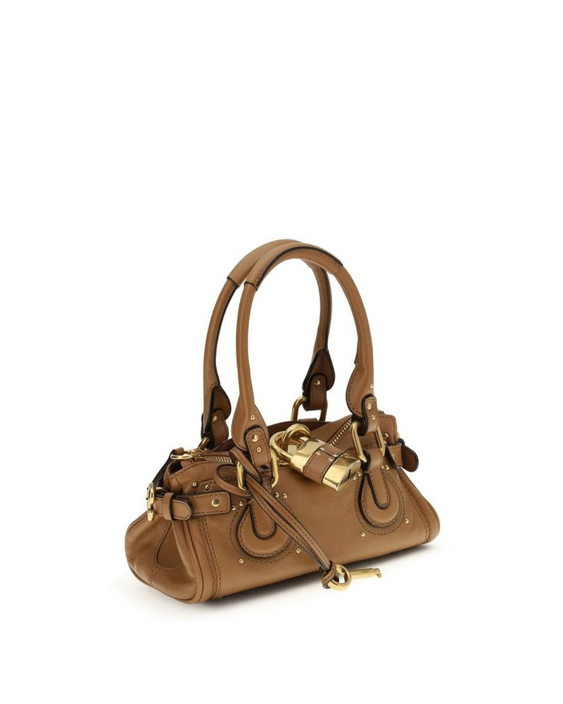 Chloé Beige Calf Leather Bos Taurus Shoulder Bag Glam Steals
