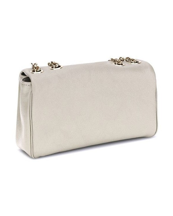 Chloé Beige Calf Leather Bos Taurus Shoulder Bag Glam Steals