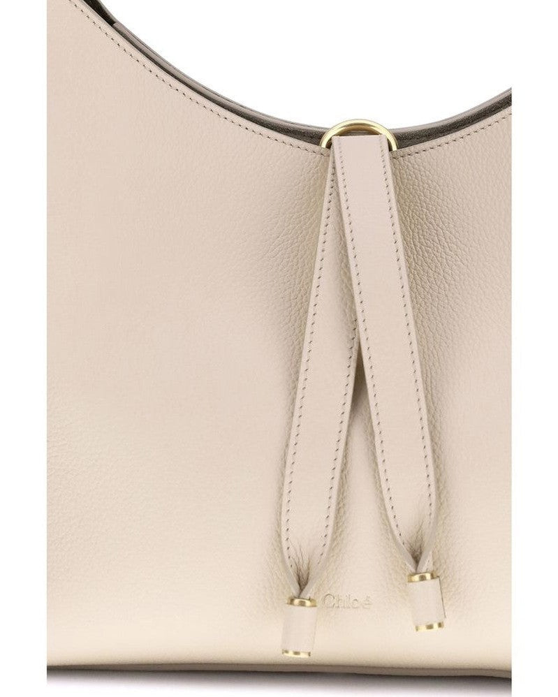 Chloé Beige Calf Leather Bos Taurus Shoulder Bag Glam Steals