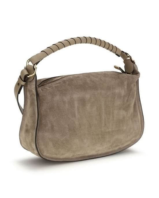 Chloé Beige Calf Leather Bos Taurus Shoulder Bag 