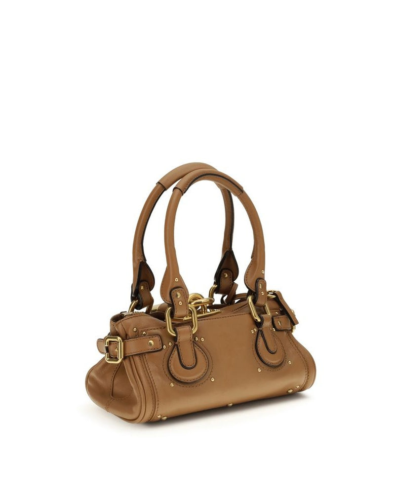 Chloé Beige Calf Leather Bos Taurus Shoulder Bag Glam Steals